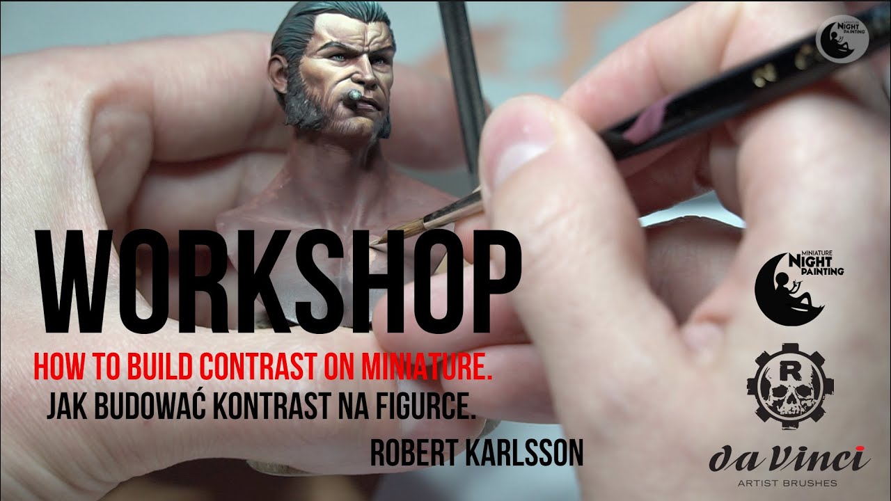 How to build contrast on miniature - Robert Karlsson - Rogland Studio - Workshop