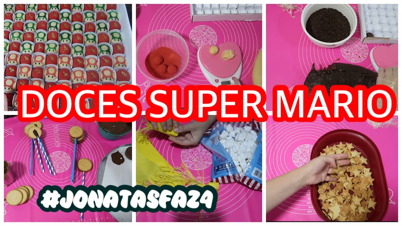 PREPARATIVOS ANIVERSÁRIO SUPER MARIO - FAZENDO DOCES DA  FESTA - #jonatasfaz4
