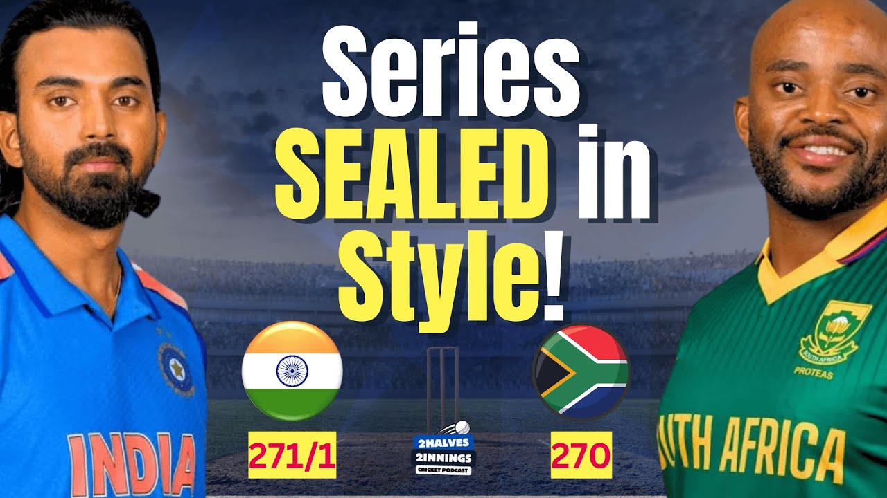 Series SEALED in style! India win 2 -1 against South Africa in the ODI series!