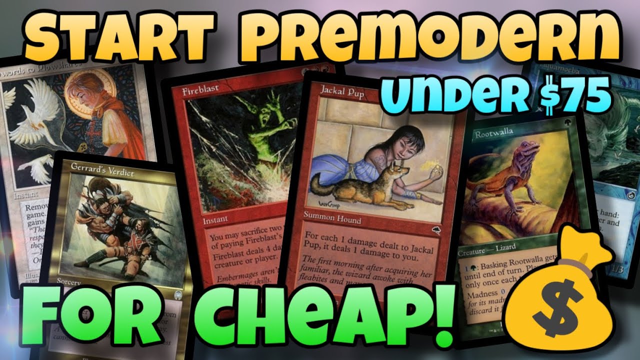 Best BUDGET Decks To Get YOU Started Playing Premodern!