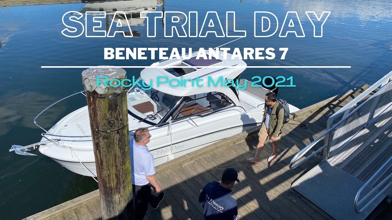 2021 Beneteau Antares 7 sea trial at Rocky Point Vancouver BC. The wait is over.