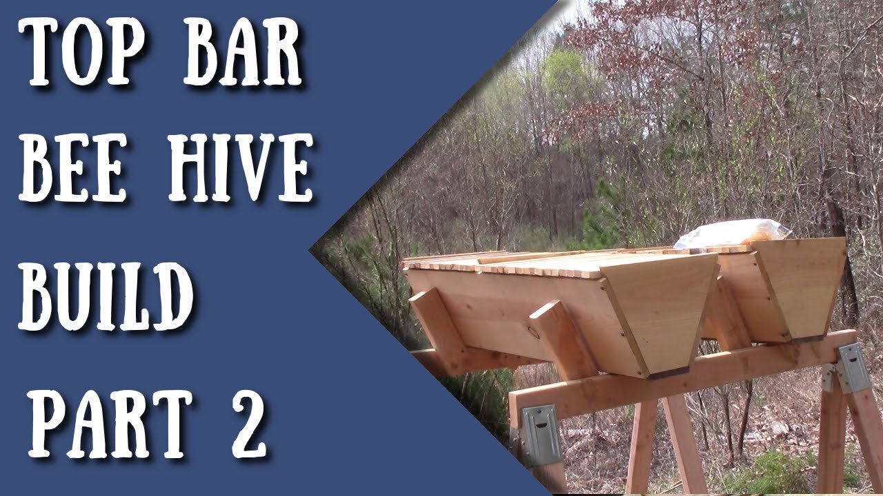 How to make a top bar beehive pt2
