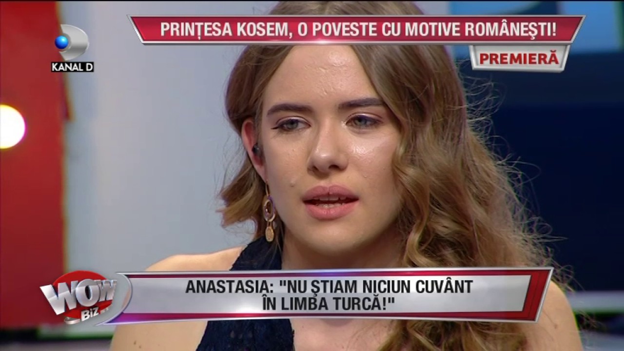 WOWBIZ (31.01.2017) - Anastasia in platoul Wowbiz