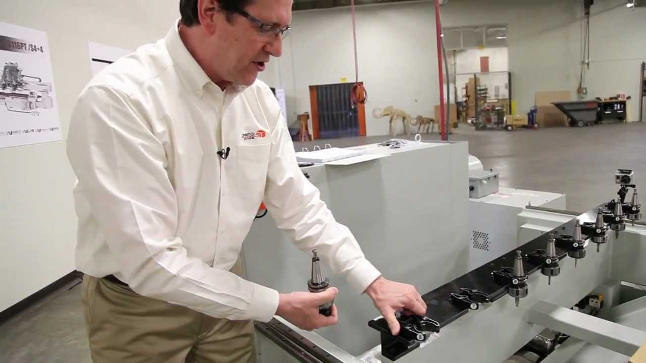 CNC Operator demonstrates the Omnitech Selexx Spectra CNC Router