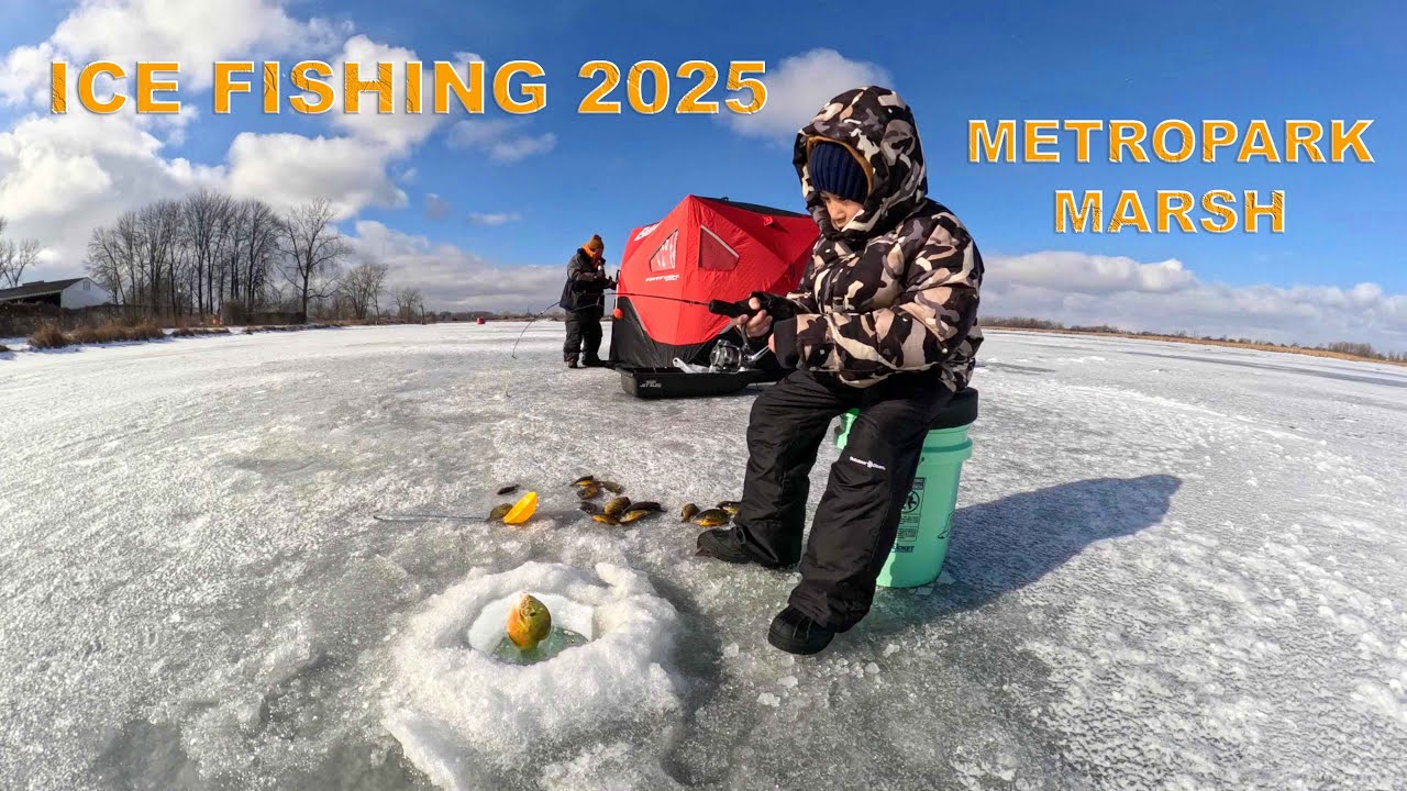ICE FISHING METRO PARK MARSH (DINK HEAVEN)