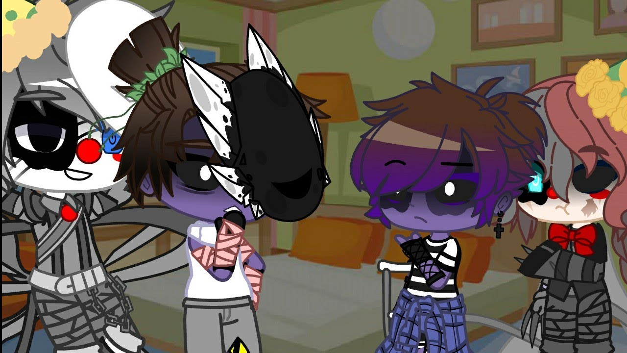 ☆~•°Meu Mike Afton conhece Michael Afton da Loucuras e Paralelas de Gacha°•~☆