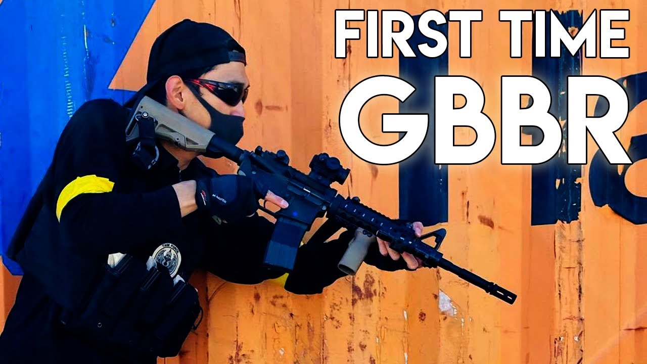 My First Gas Blowback Rifle! (Tokyo Marui MWS M4A1 Gameplay @ TENKOO)