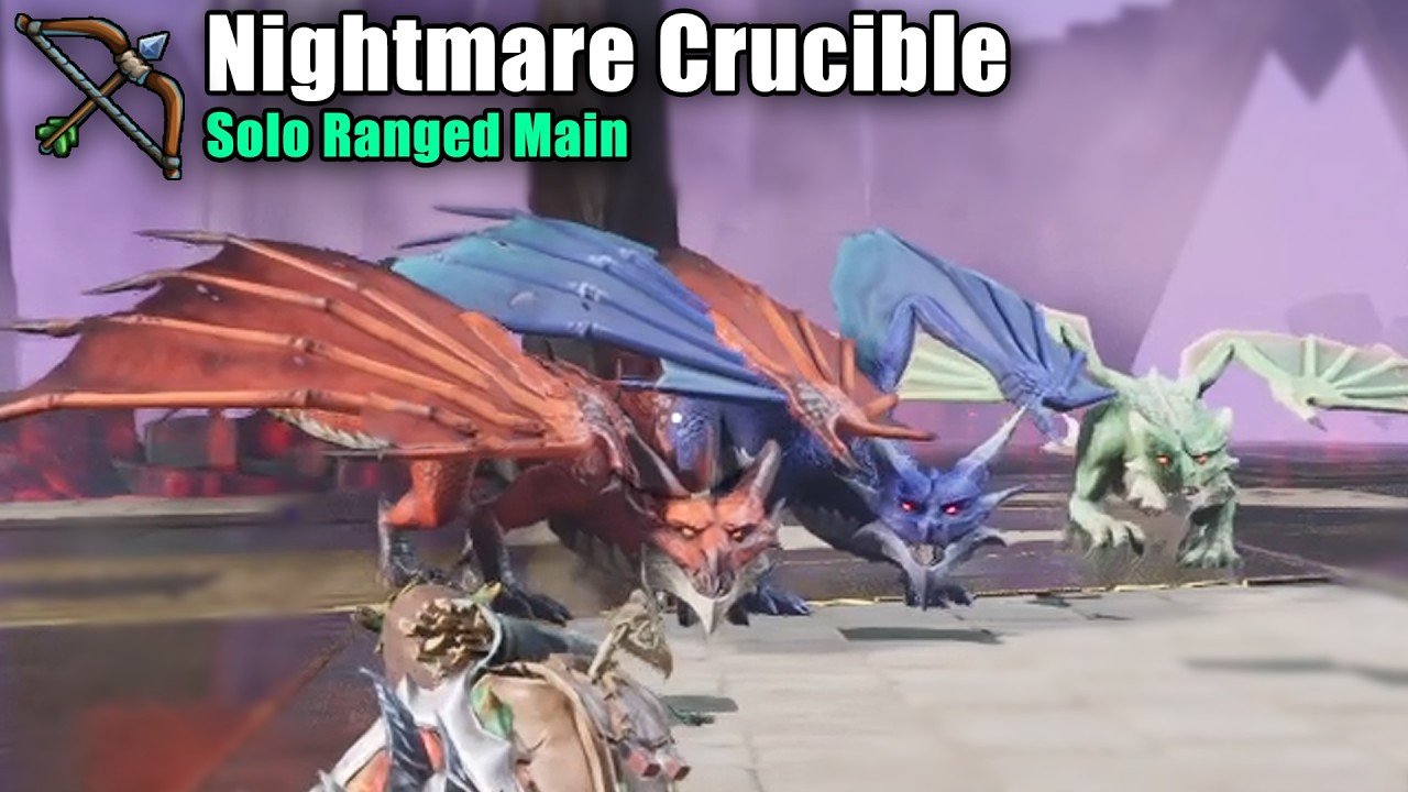 All Nightmare Crucibles in RuneScape Dragonwilds (Ranged Main)