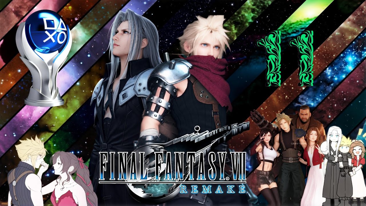 🇵🇪PS5 #11 final fantasy 7 remake🏆51/54- retornando en difícil antes del rebirth mi platino😵