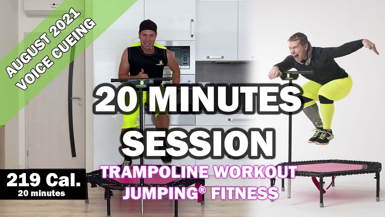 20-минутная тренировка на батуте, август 2021 г. — Jumping® Fitness [ГОЛОСОВЫЕ ПОДСКАЗКИ]
