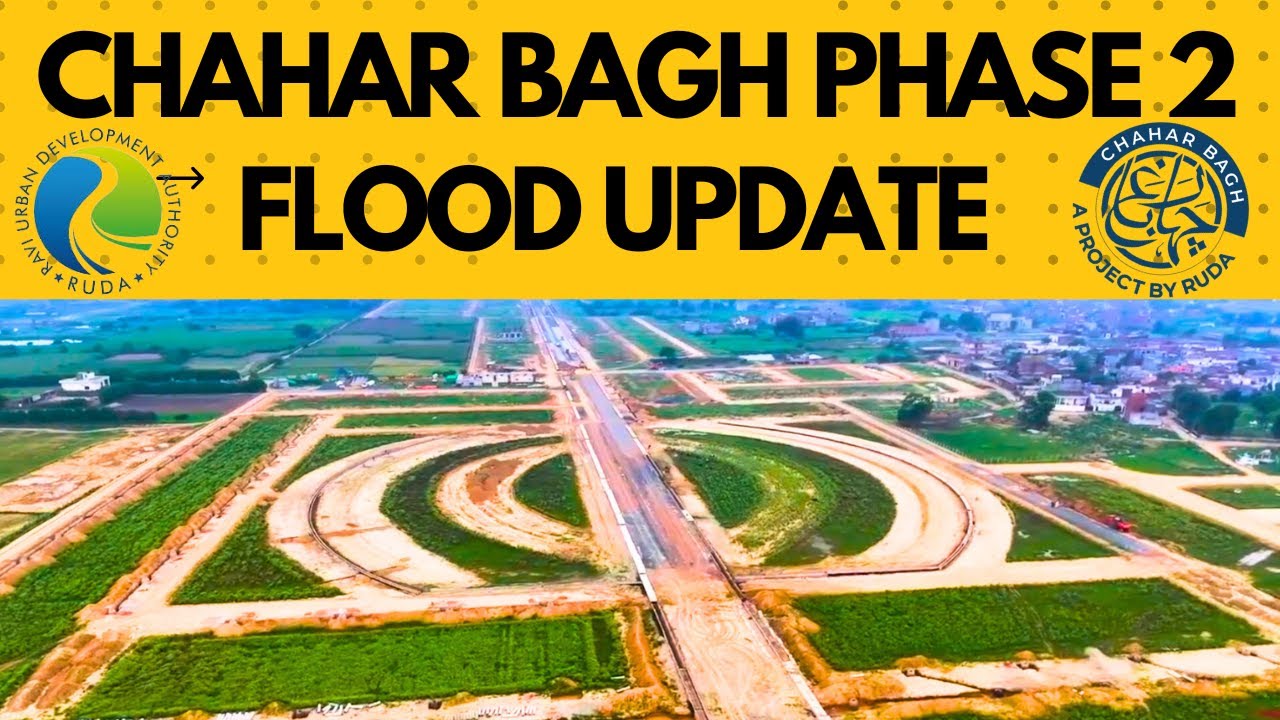 Chahar Bagh Lahore Phase 2 | Enclave Flood Situation Update 2025 | RUDA Ravi City | Wali Real Estate