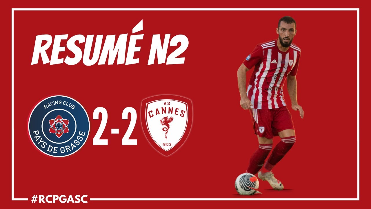 Résumé Racing Club de Grasse - AS Cannes