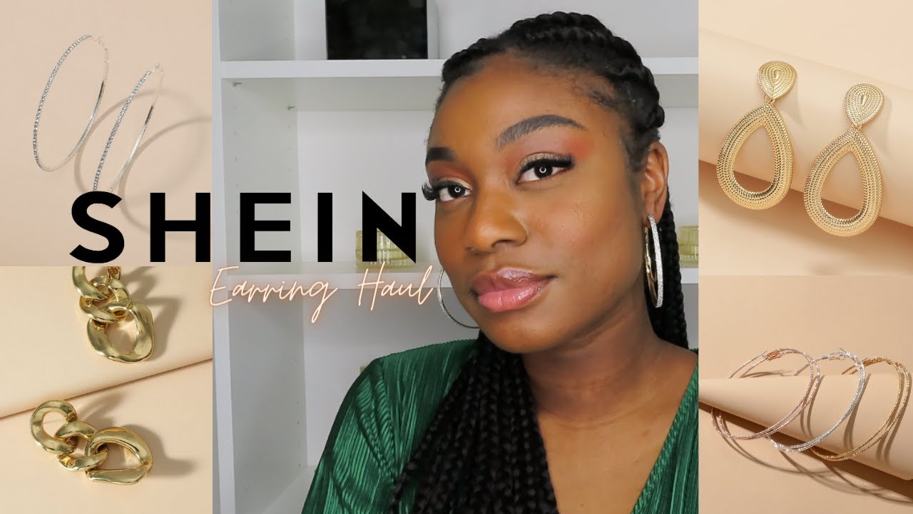 SHEIN EARRING TRY ON HAUL | THELMA OSUAGWU