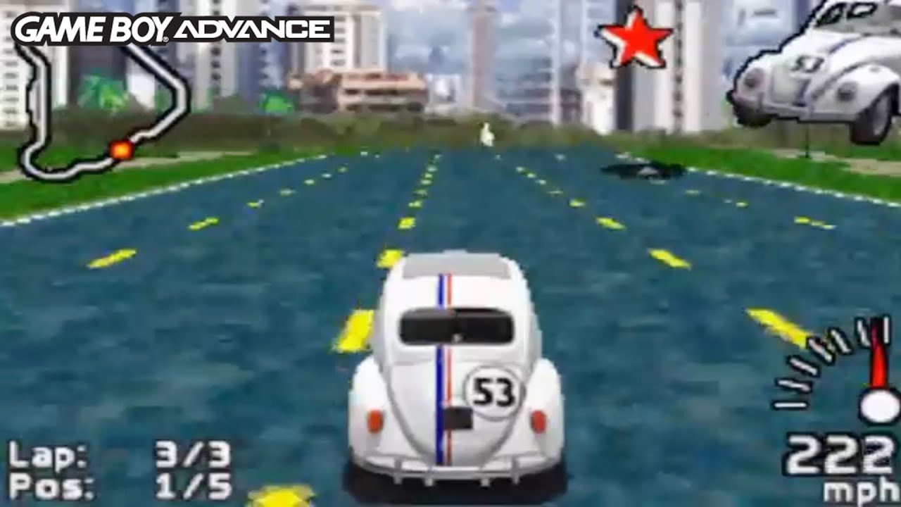 Herbie Fully Loaded (Game Boy Advance Gameplay)