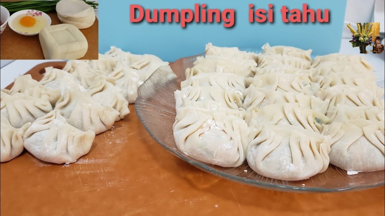 DUMPLING ISI TAHU || UNTUK STOK DI KULKAS  || CHINESE FOOD ||  MENU HARIAN