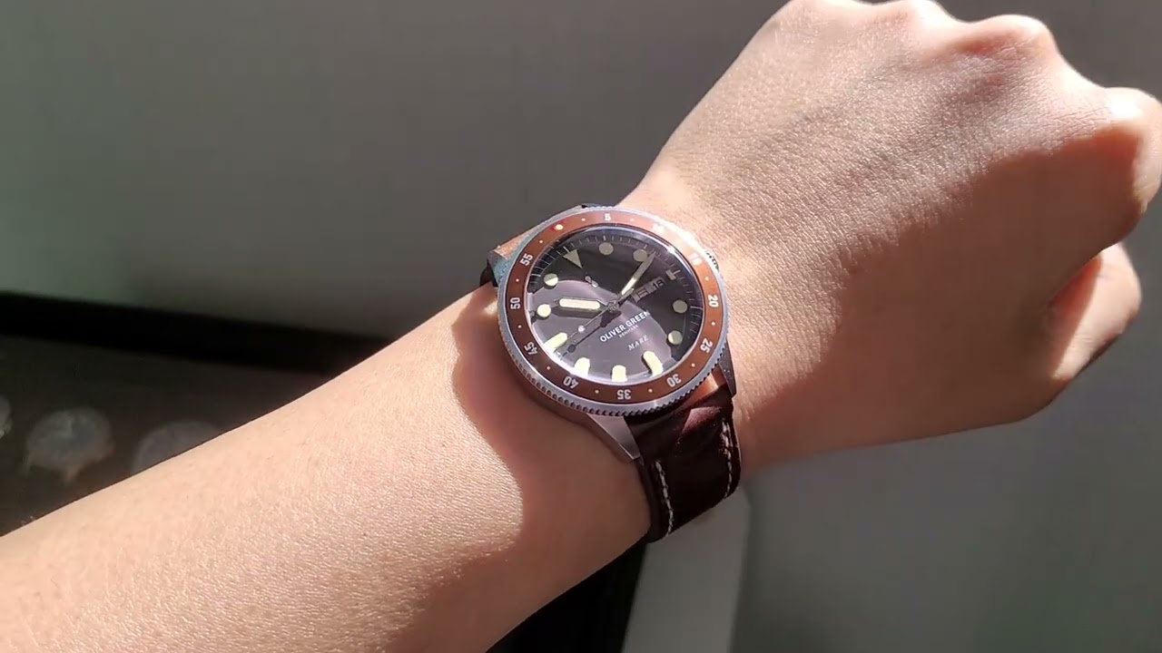 OLIVERGREEN MARE DIVER WATCH Brown