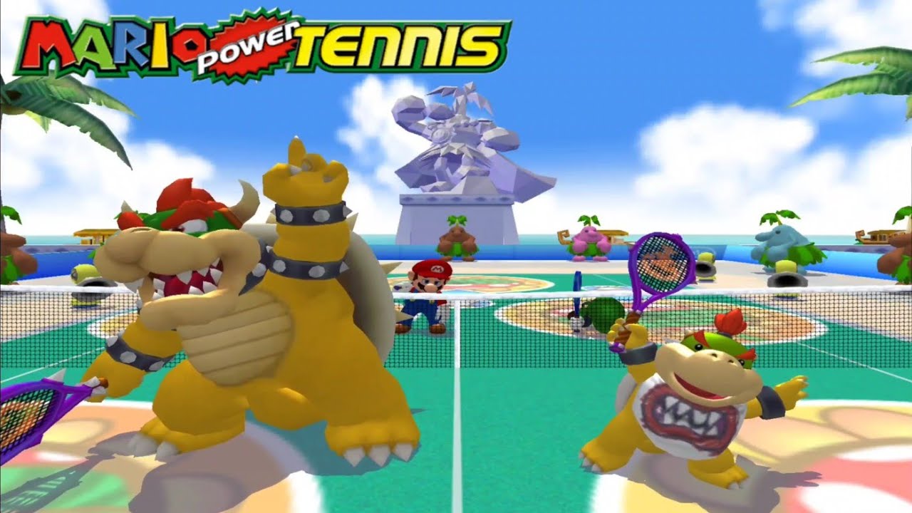Team Bowser Takedown 🎾 2v2 - Mario Power Tennis (2 Player)