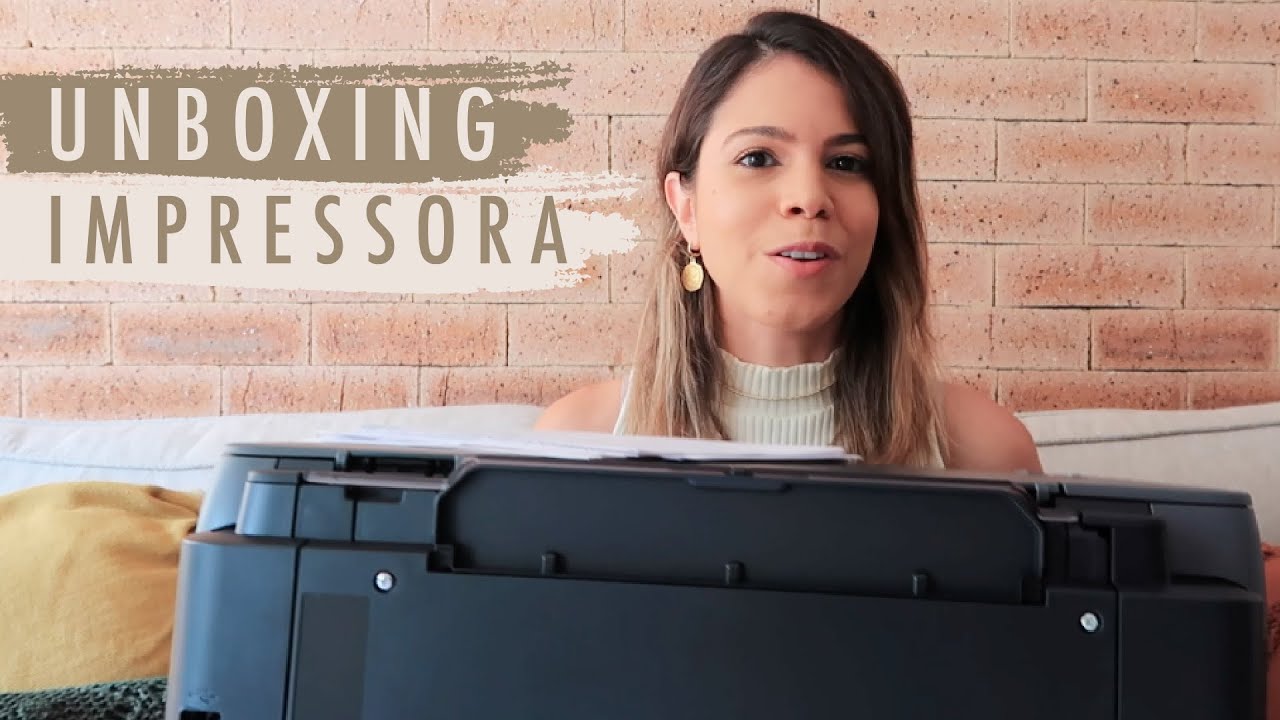 UNBOXING: minha nova IMPRESSORA CANON G3160