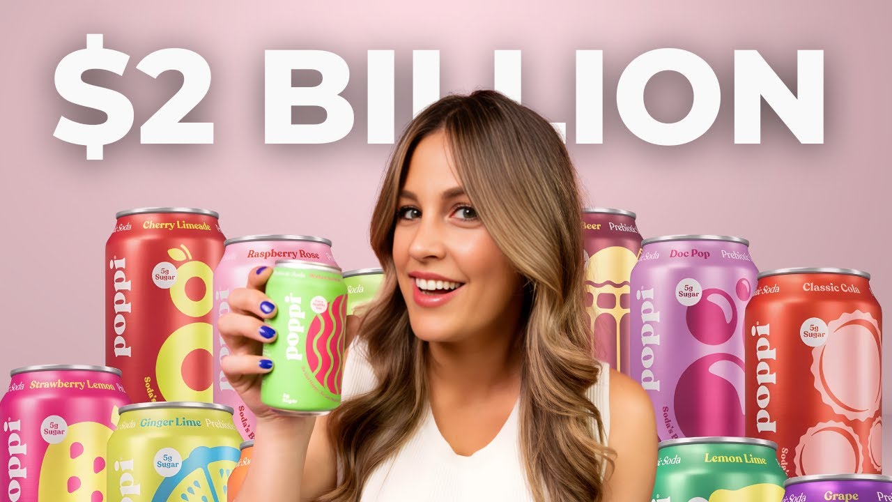How a Tiny Soda Brand Became a $2 Billion Pepsi Acquisition 🤯 #ecommerce #poppi
