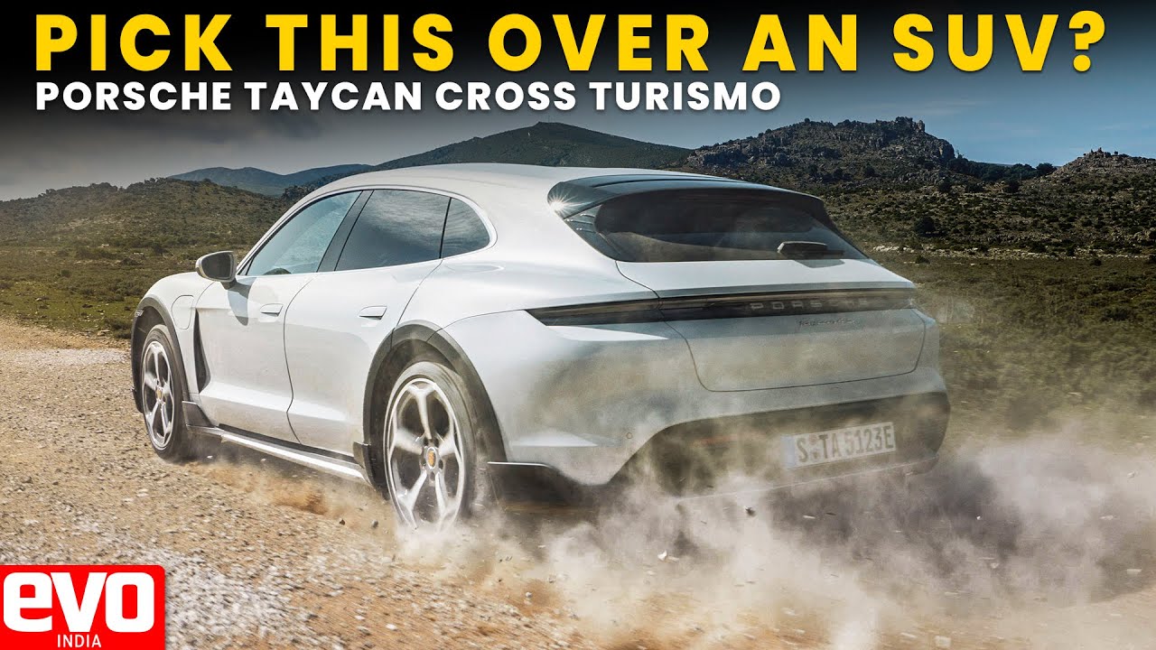 Porsche Taycan Cross Turismo 4S | Electric shooting brake tested | evo India