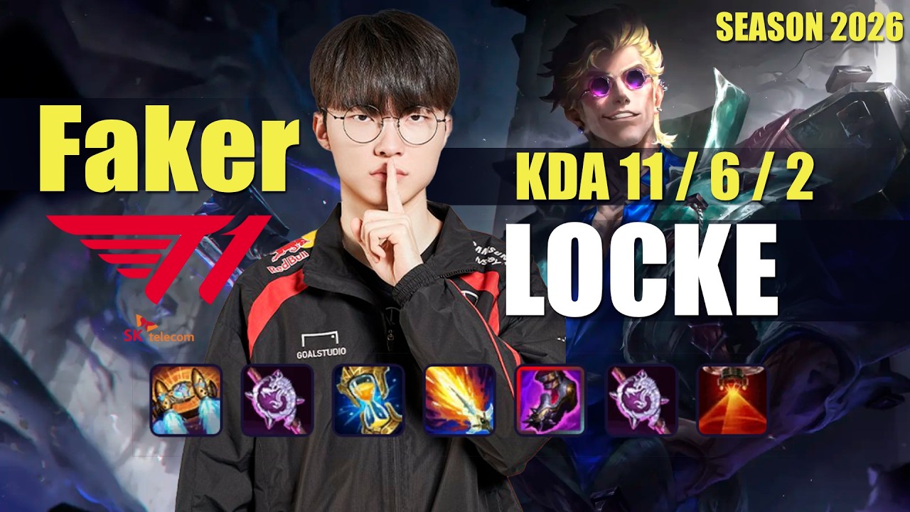 T1 Faker LOCKE vs OTP ZOE Mid - Patch 26.15 KR Ranked | lolrec