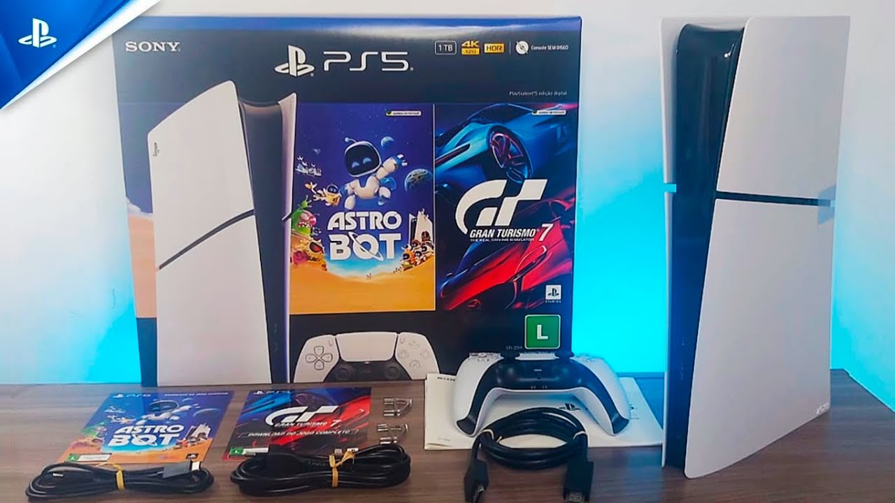 Unboxing - PS5 Slim Digital: Astro Bot / Gran Turismo 7 (Bundle) #ps5