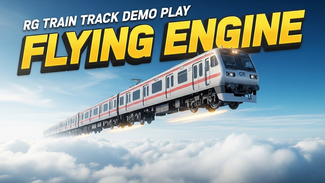 RG train track demo / flying train 😱 Atharv Gamerz44