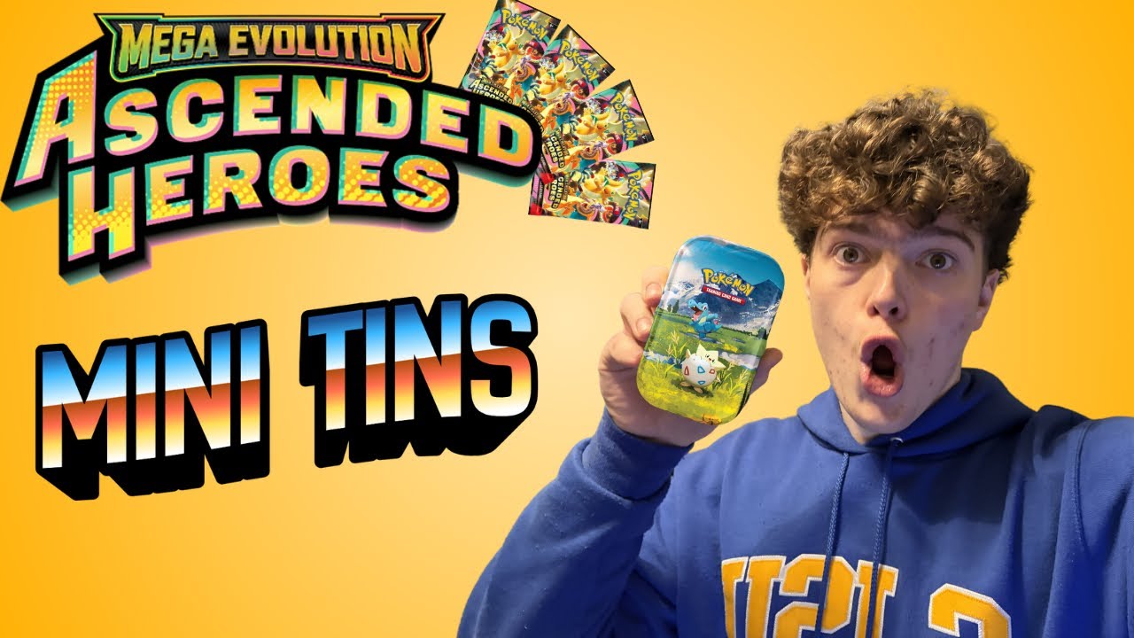Pokémon Ascended Heroes Mini Tins Opening!!