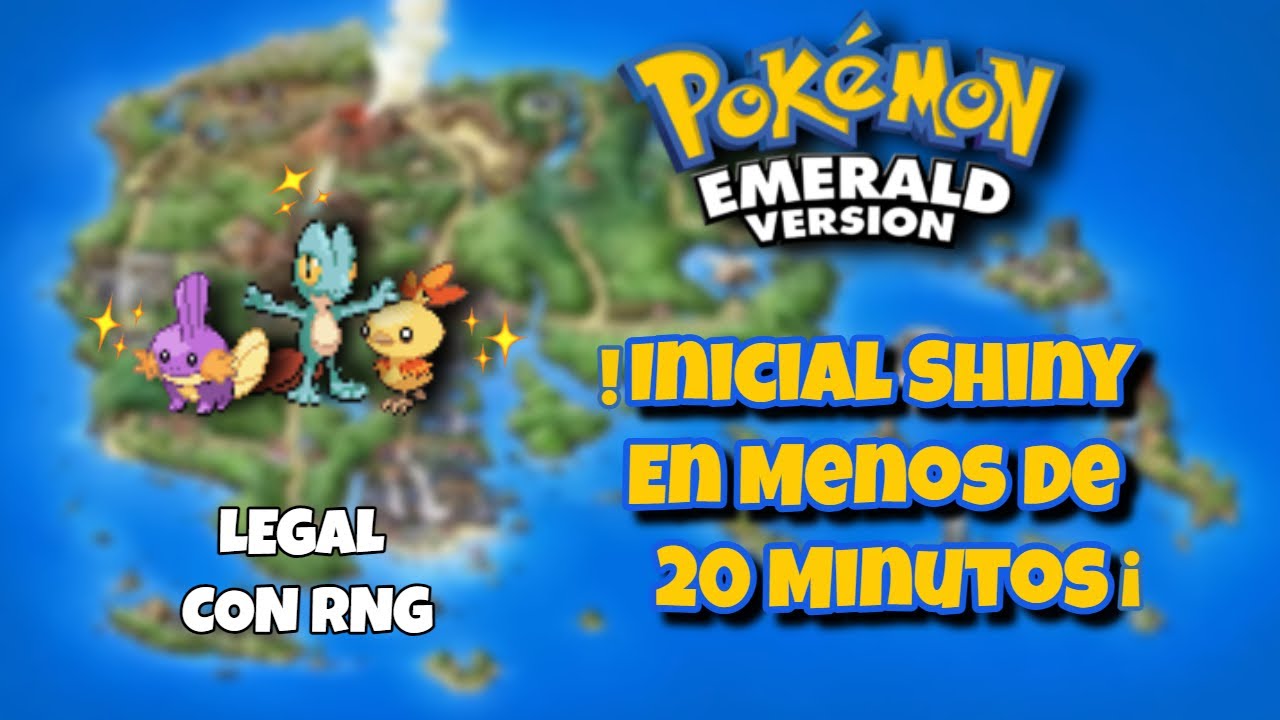Como tener un INICIAL Shiny de Pokémon Esmeralda en Menos de 20 Minutos 🚀