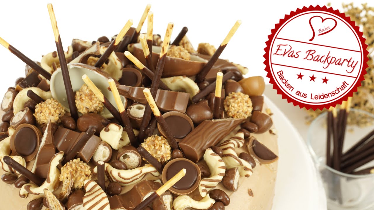 Candy Cake / Süßigkeitentorte / Geburtstagstorte / Foodporn / Nutella / Backen mit Evas Backparty