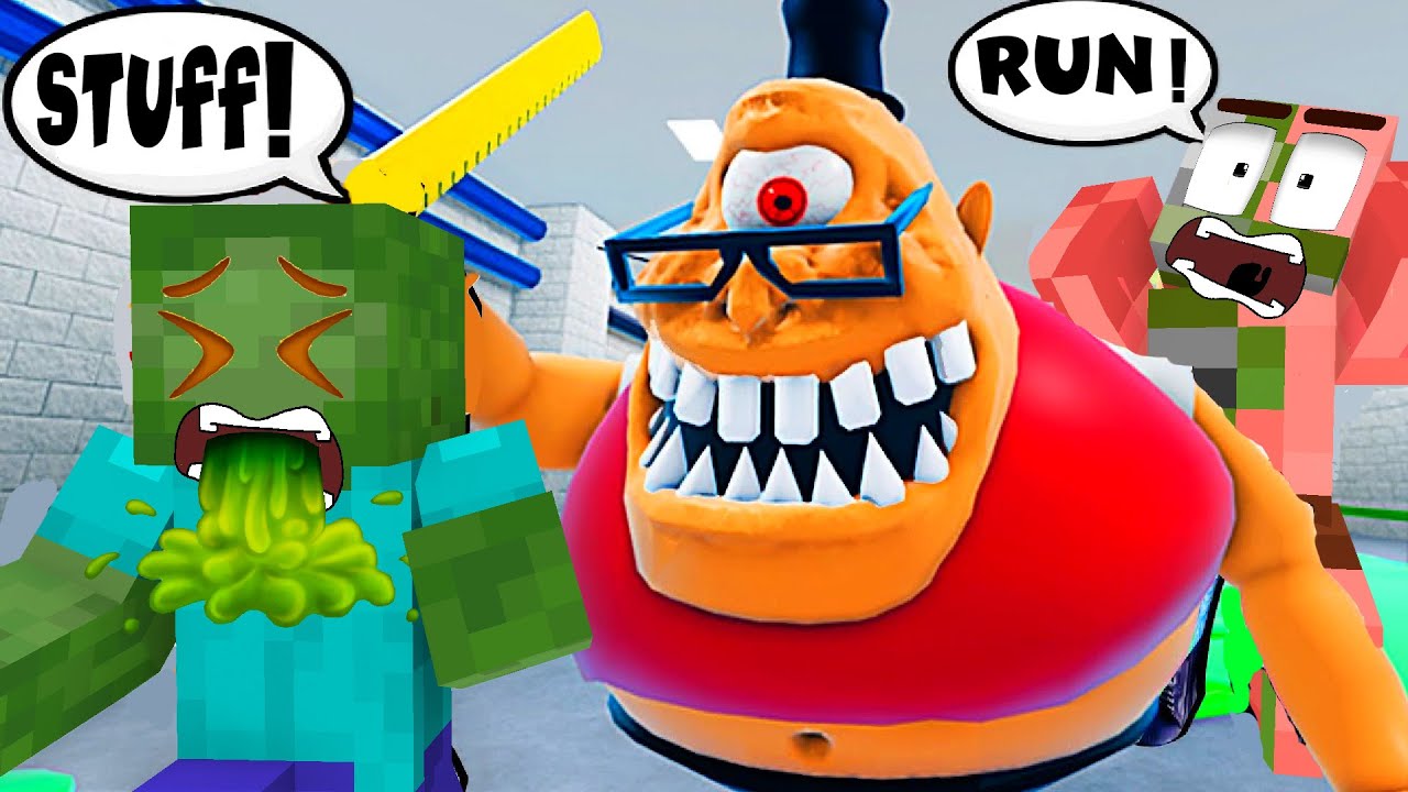 ESCAPE Mr Stinky Detention School ( Scary Obby ) - Roblox Animation