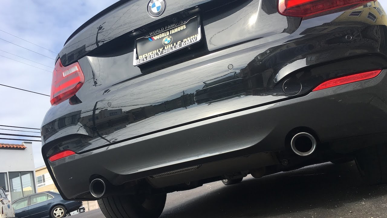 M235 Downpipe Mod before/after