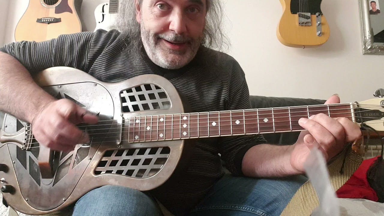G open tuning lesson: Me and The Devil - Robert Johnson