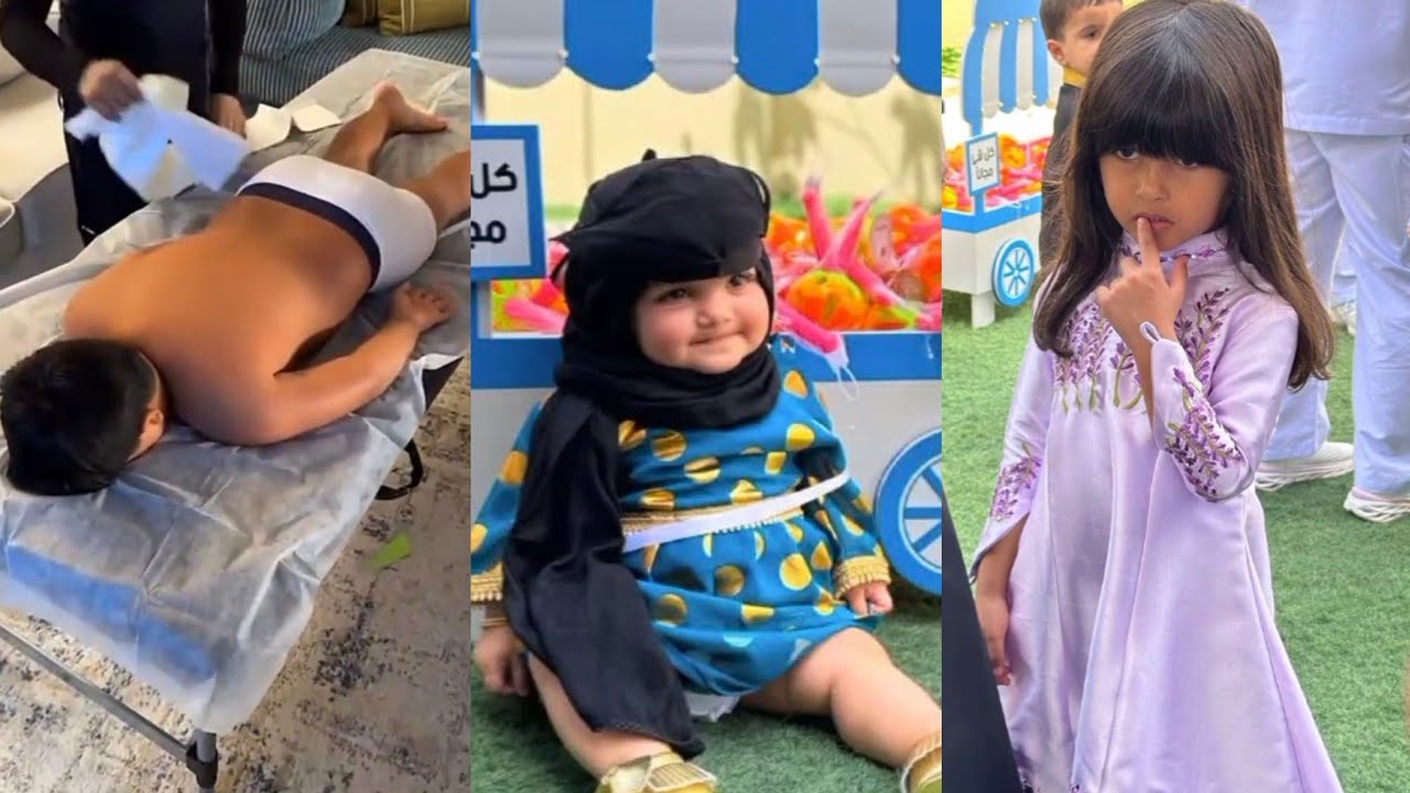 أبنها مستحي يسوي مساج 🤗عيالها يبيعو و يطلعو فلوس بالمدرسة 😎البيبي لابسه نقاب😍سارة الودعاني