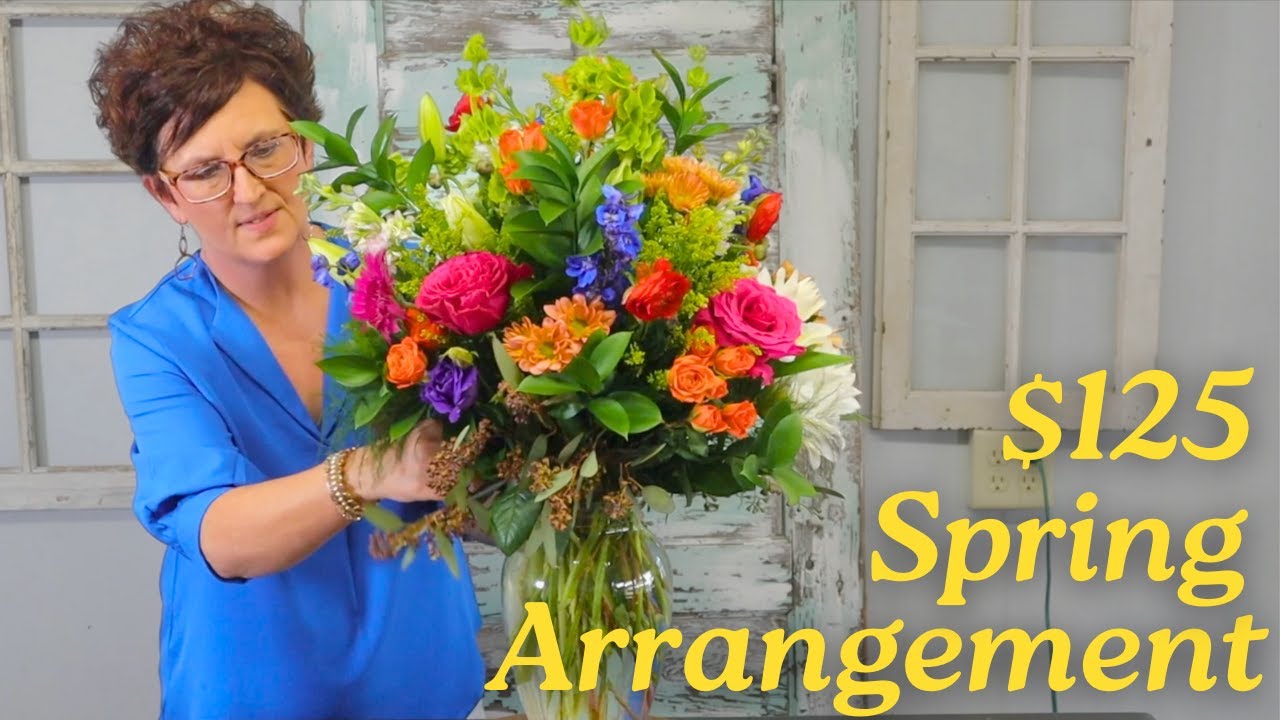 Designing a LARGE $125 Arrangement!