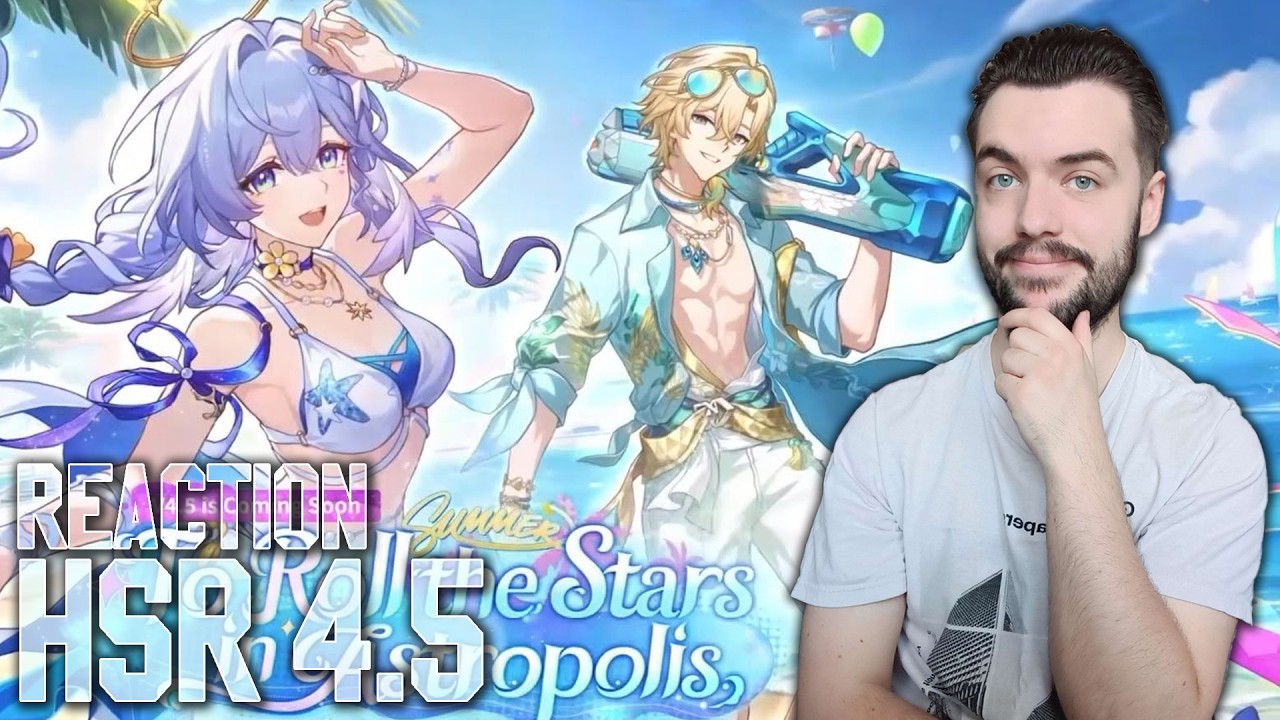 DES VACANCES D'&Eacute;T&Eacute; &Agrave; ASTROPOLIS POUR LA 4.5 ! - Honkai Star Rail 4.5 - Reaction