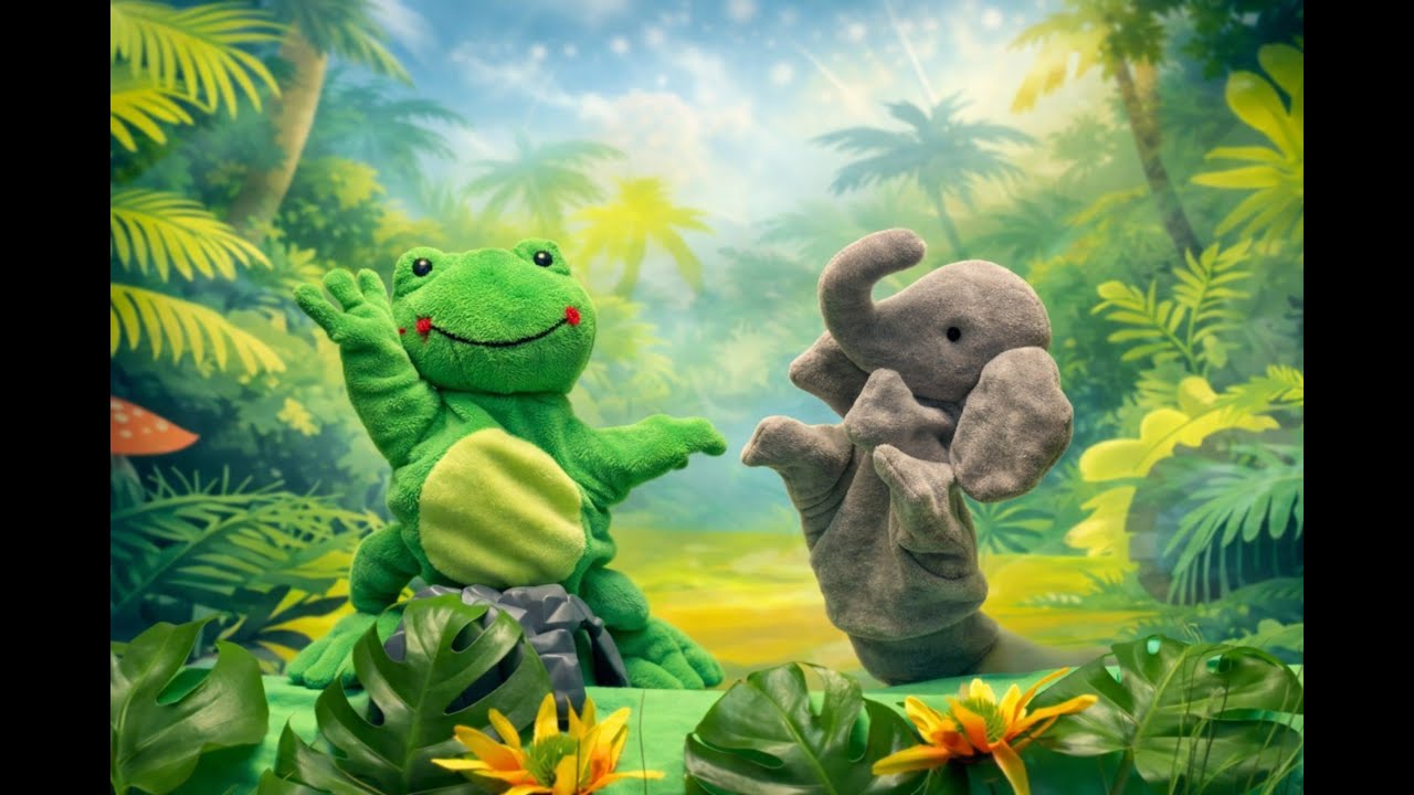 БОЛЬШОЙ МАЛЫШ 🐘🐸 СЛОНЕНОК И ЛЯГУШКА
