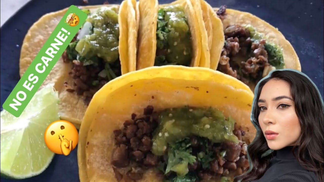 Receta TACOS VEGETARIANOS  [SABEN a CARNE] 😱 | Super wife