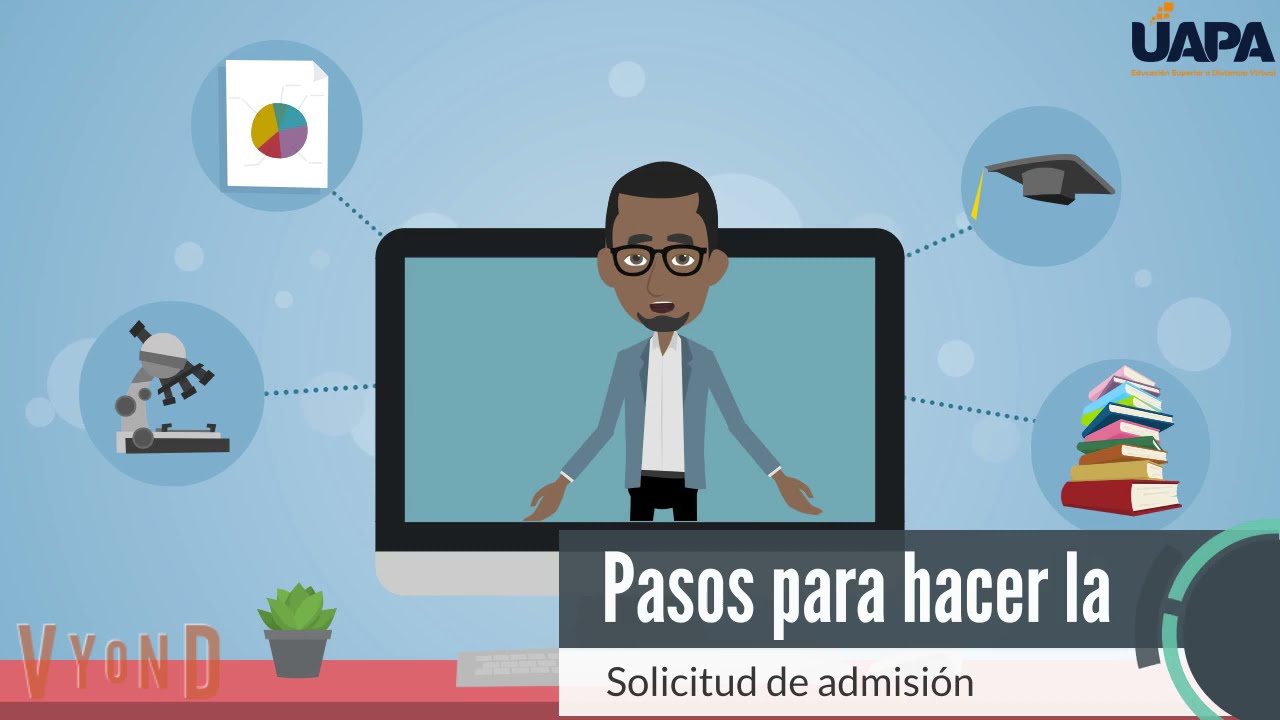 Video tutorial acerca de la creación de cuenta y llenado de solicitud de admisiones - UAPA.