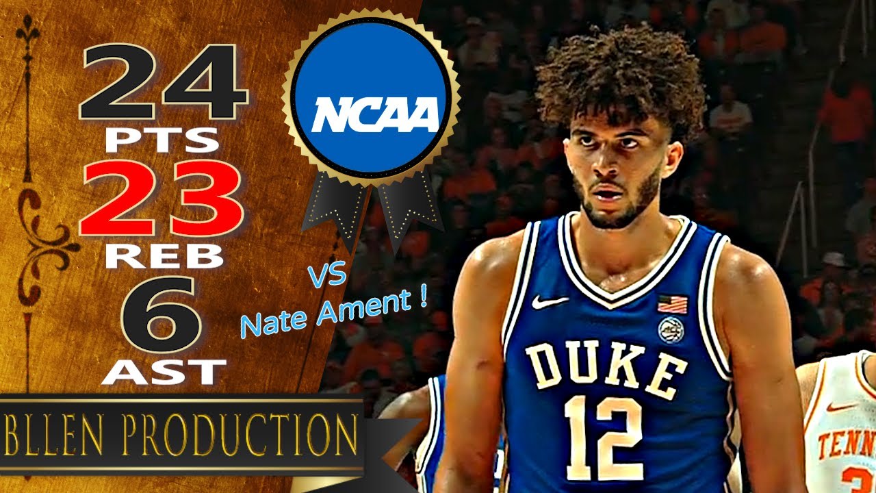Cameron Boozer ('07) - 24 Pts, 23 Reb Highlights｜Duke Blue Devils vs Tennessee Volunteers｜2025.10.26
