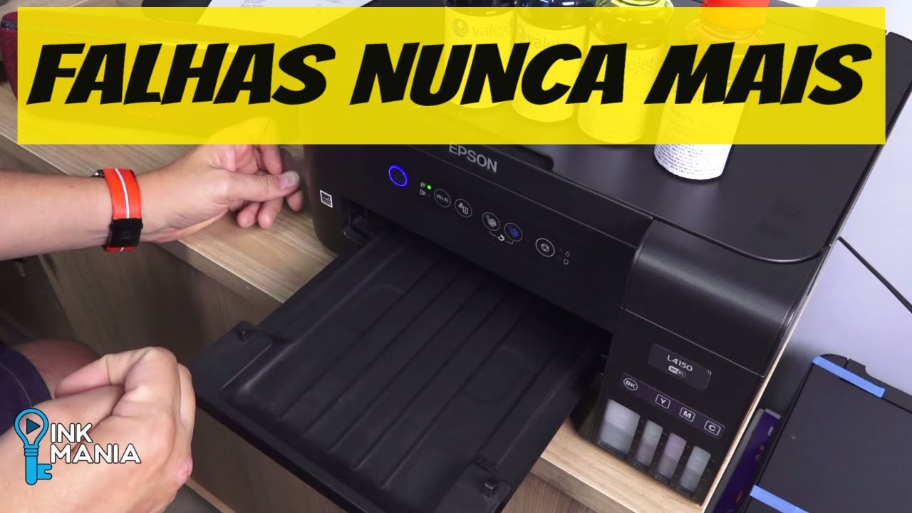 Como DESENTUPIR impressora EPSON um M&Ecirc;S parada - EPSON ECOTANK - Impressora Falhando