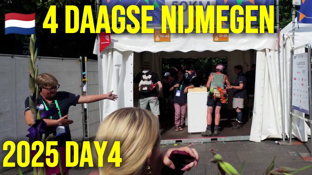 🇳🇱 Nijmegen Vierdaagse 2025 | Day 4 Walk & Celebration