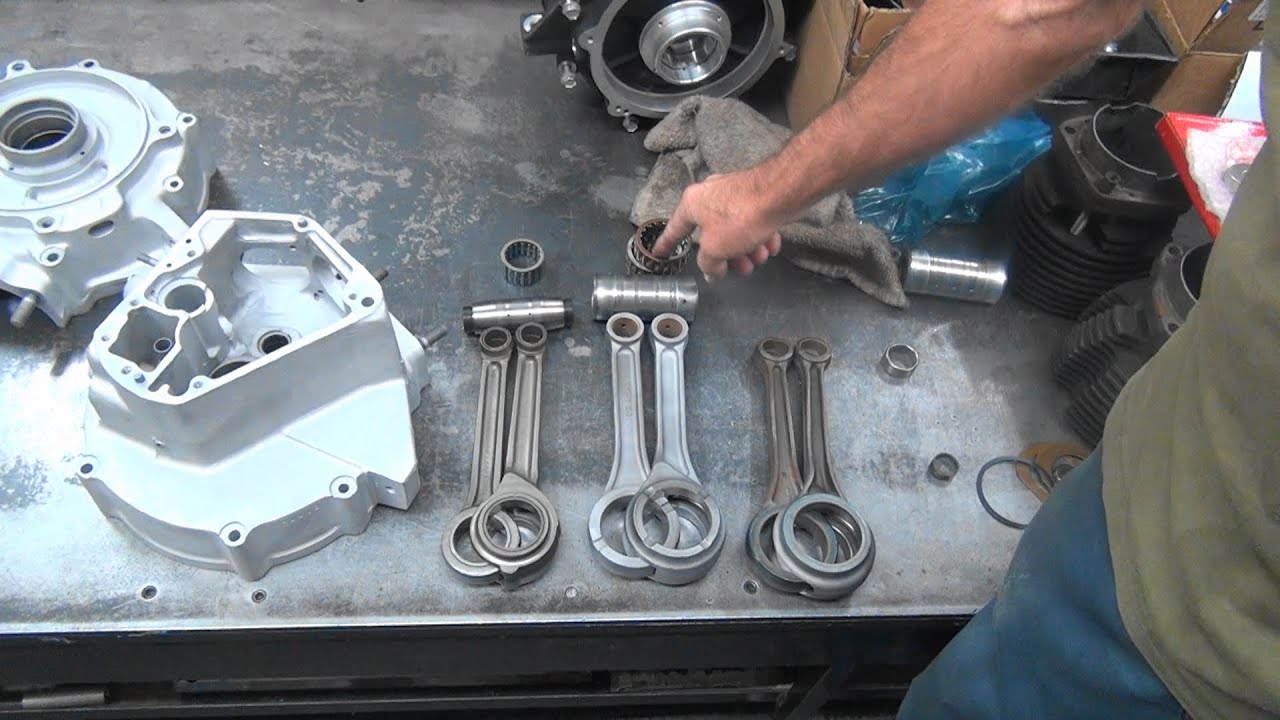 #103 1972 junk shovelhead motor rebuild loose case bearing insert lock-n-stitch harley tatro machine