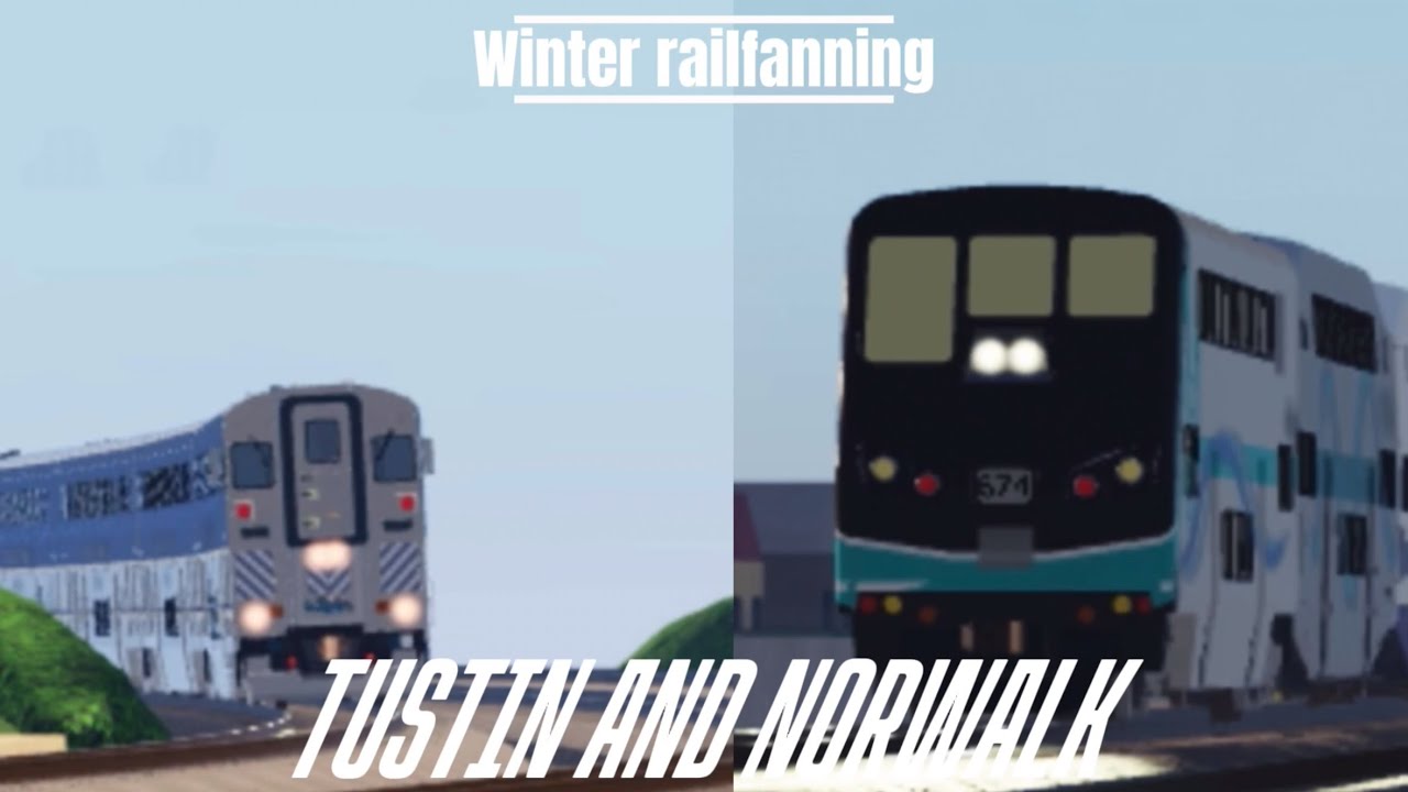 Winter railfanning in Tustin and Norwalk