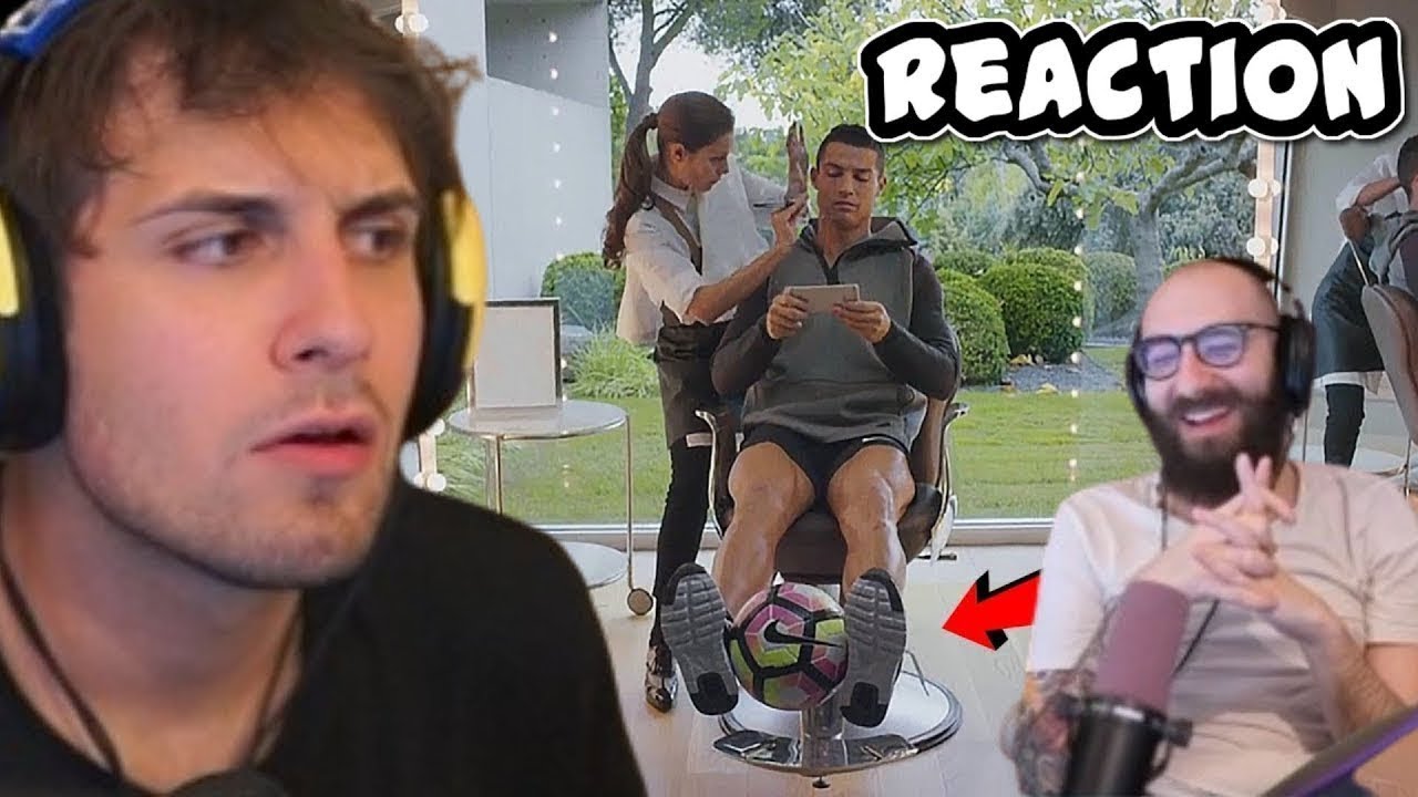 BLUR REACTION UN GIORNO NELLA VITA DI CRISTIANO RONALDO con MARZA e MANUXO! 😂