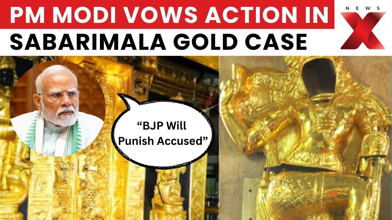 PM Modi Attacks LDF & Congress In Kerala, Vows Action In Sabarimala Gold Scam Case