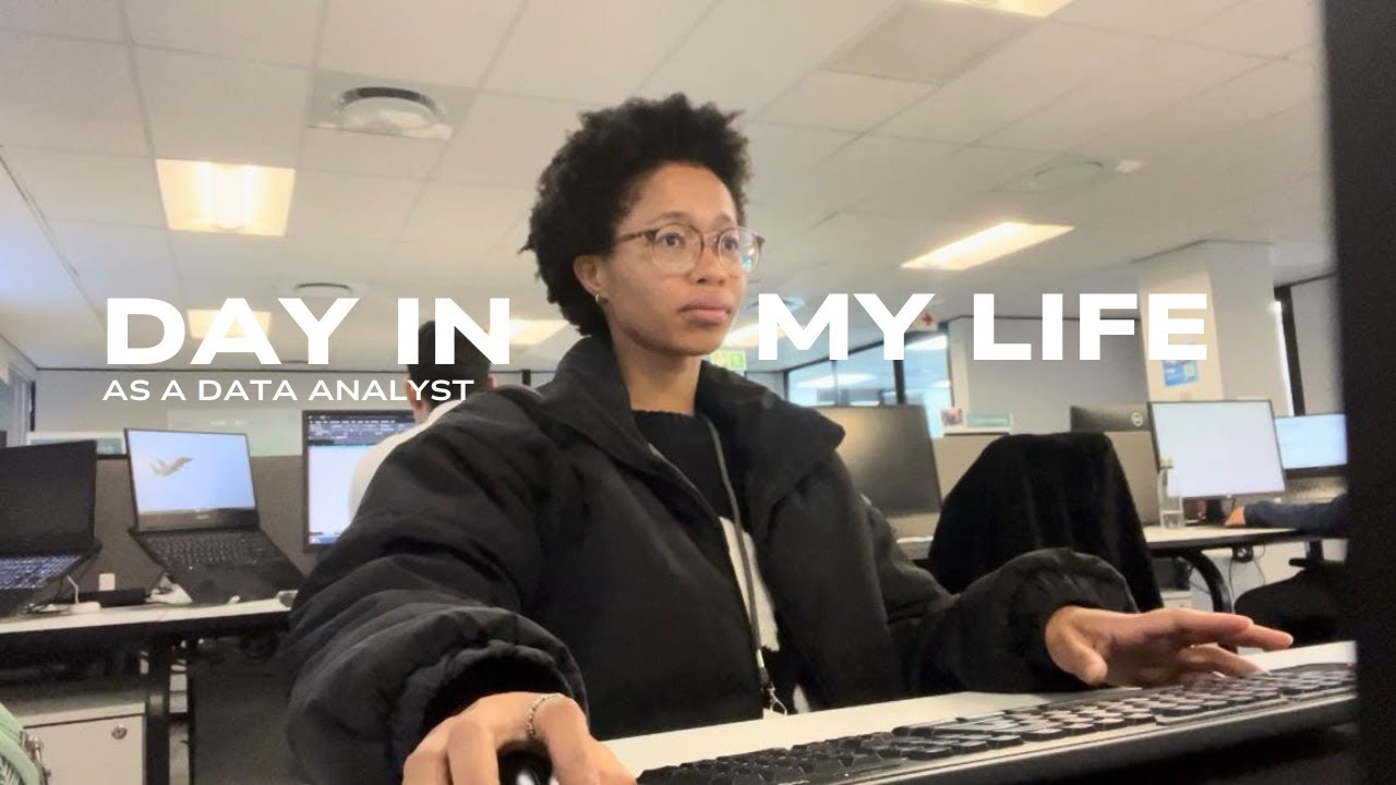 day in my life as a data analyst | in-office
