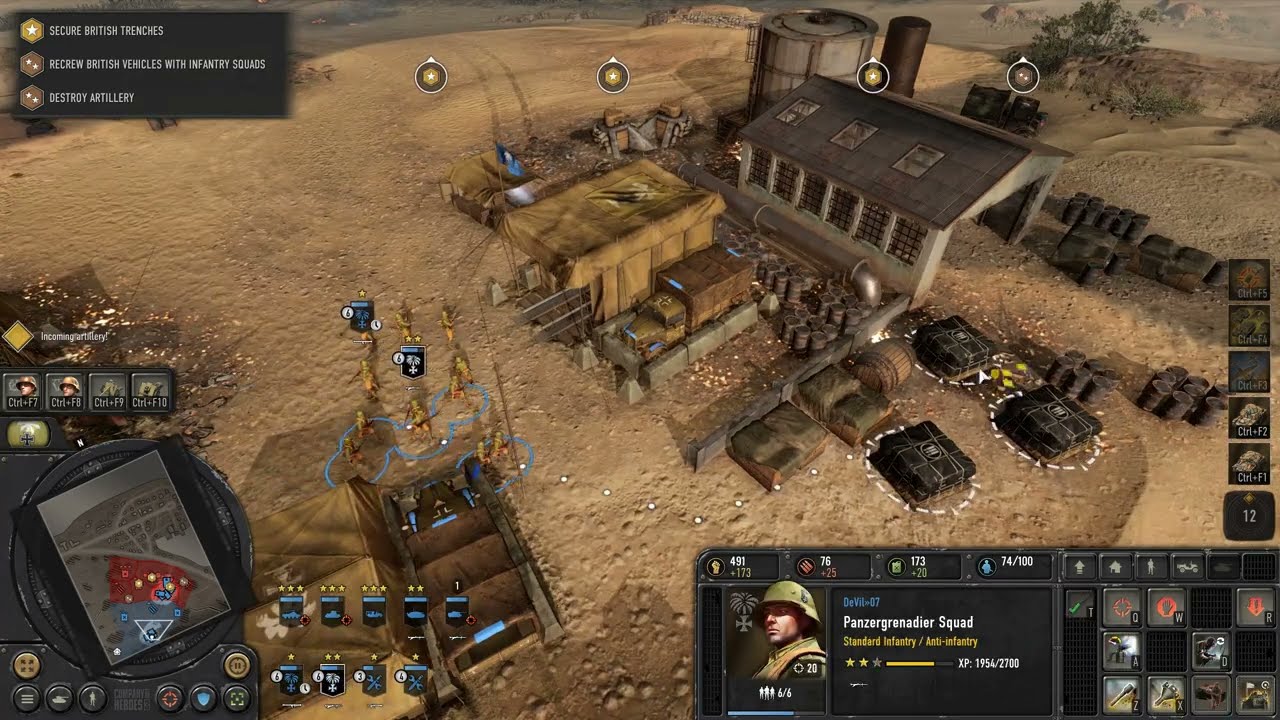 Company Of Heroes 3 Fall of Tobruk Campaign Gameplay