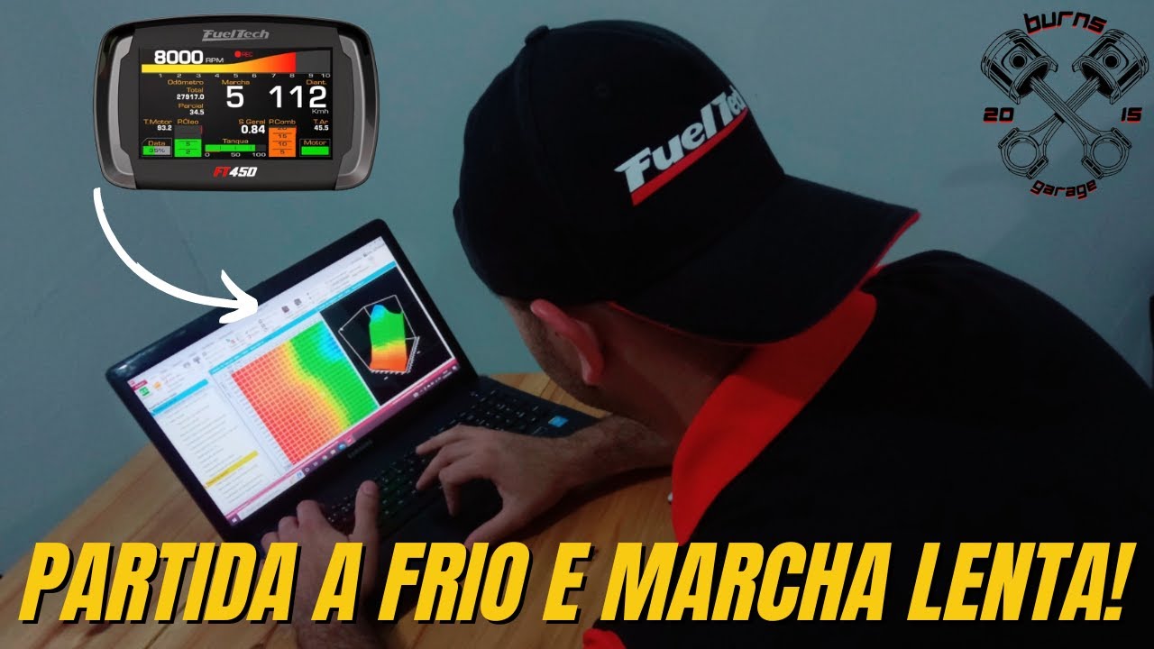 Partida a frio e marcha lenta, como configurar? Fueltech FT450