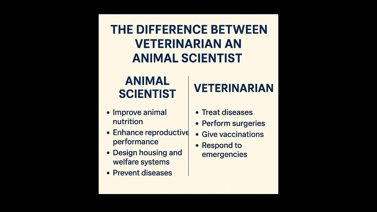 Veterinary Science and Animal Science | The Difference? | Which one to choose? | Vet Visit - DERICK